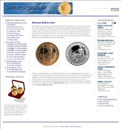 Sovereigns Net sovereigns.net Index Page